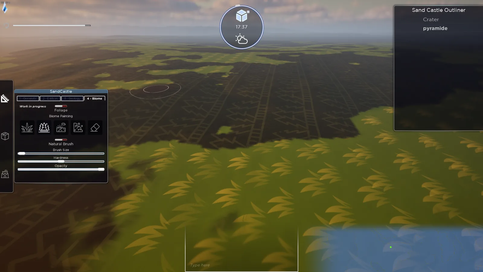 La peinture de biomes